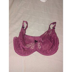 Curvy Kate Dreamcatcher Balconette Bra sz 40K purple NWOT